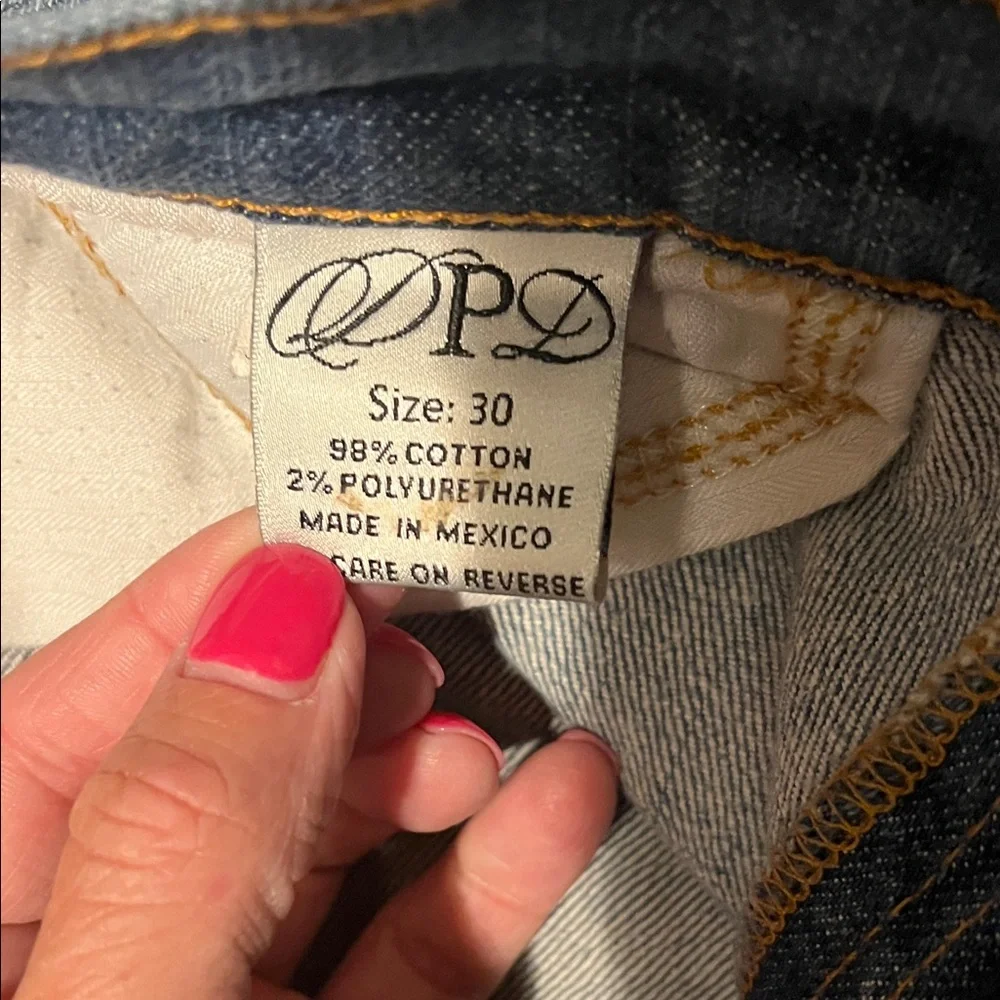 Express Blue Boot Cut Jeans - Picture 2 of 3